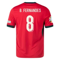 Bruno Fernandes #8 Portugal Voetbalshirt EK 2024 Thuistenue Heren